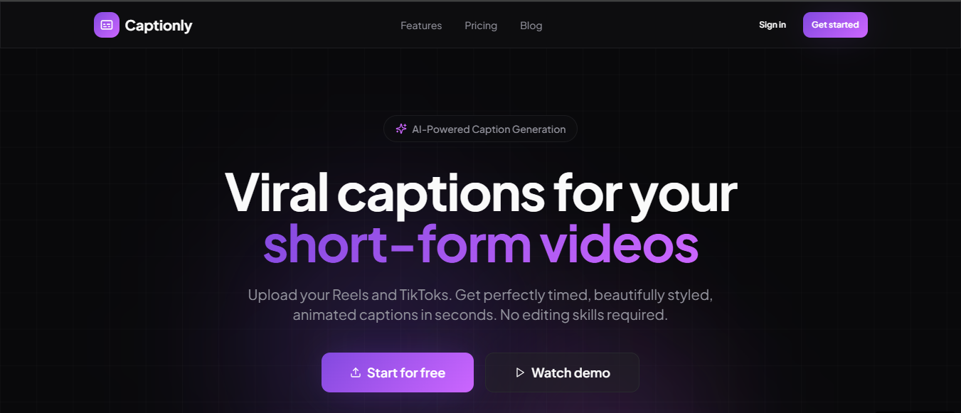 Viral Captions Tool